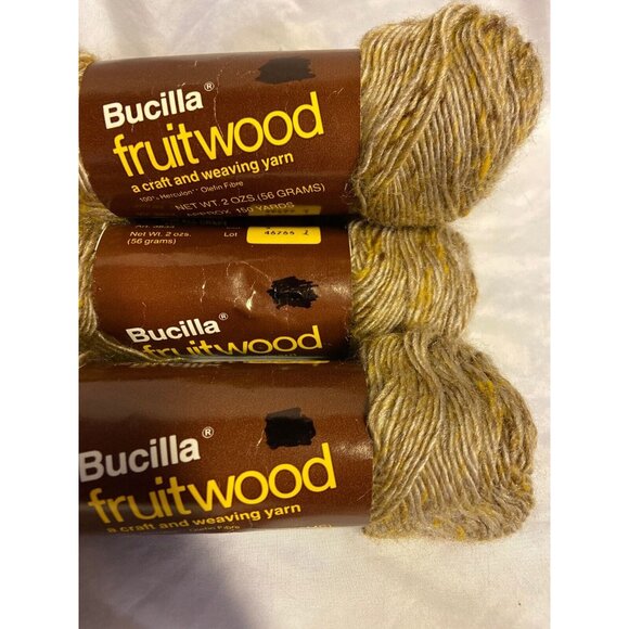 Bucilla Fruitwood Yarn 2 Oz 150 Yards Each Skein 8 Lot HercuLon Fiber - Picture 2 of 10